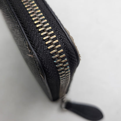 【現状渡し品】【メンズ/レディース】 BURBERRY バーバリー チャコールチェック ラウンドファスナー 長財布 ウォレット 181-250227-as-16-izu カラー：ブラック系 万代Net店