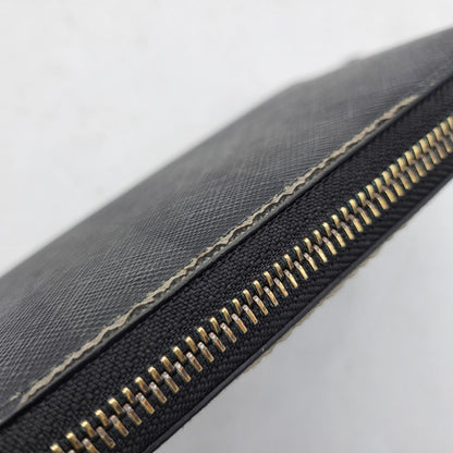 【現状渡し品】【メンズ/レディース】 BURBERRY バーバリー チャコールチェック ラウンドファスナー 長財布 ウォレット 181-250227-as-16-izu カラー：ブラック系 万代Net店