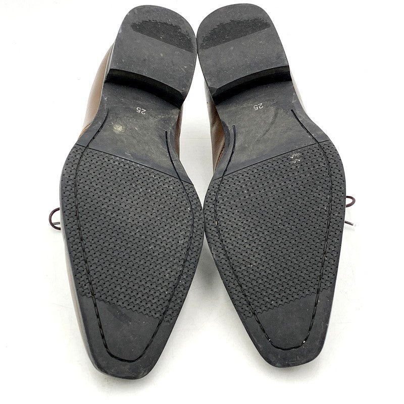 【中古品】【メンズ】 REGAL リーガル V210 WORTH COLLECTION LACE UP SHOES ワースコレクション レースアップシューズ 靴 シューズ 165-250228-ma-11-izu サイズ：25cm カラー：ブラウン 万代Net店