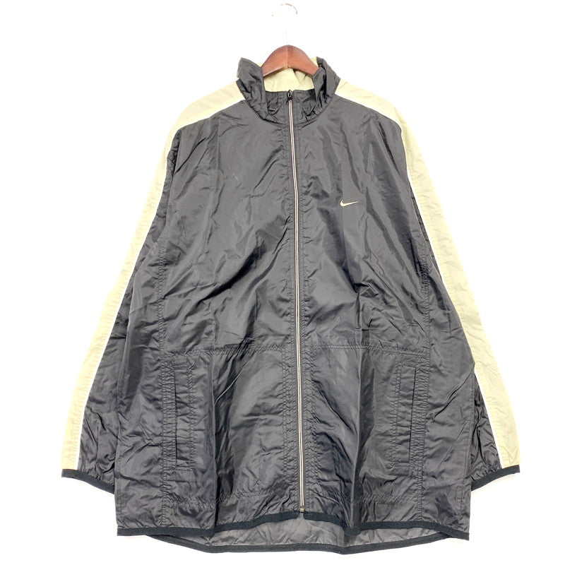 【中古品】【メンズ】 NIKE ナイキ 90S NYLON JACKET 90年代 ナイロンジャケット アウター 長袖 146-250304-ma-12-izu サイズ：XXL カラー：ブラック 万代Net店