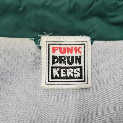 【中古品】【メンズ】 PUNK DRUNKERS パンクドランカーズ COACH JACKET コーチジャケット プリント アウター 142-250302-ay-19-izu サイズ：S カラー：グリーン 万代Net店