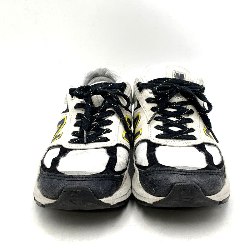 【中古品】【メンズ】 NEW BALANCE ニューバランス M990SB5 USA製 990V5 靴 スニーカー シューズ 162-250228-ma-12-izu サイズ：不明 カラー：SILVER BLACK YELLOW 万代Net店