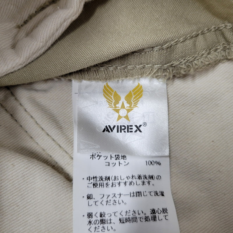 【中古品】【メンズ】 AVIREX アヴィレックス LIGHT COTTON FATIGUE PANTS 783-3110034 ライトコットン ファティーグパンツ ズボン ボトムス 156-250302-ay-21-izu サイズ：XL カラー：ベージュ系 万代Net店