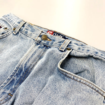 【中古品】【メンズ】  CHAPS RALPH LAUREN チャップス ラルフローレン メキシコ製 90S DENIM PANTS 90年代 デニムパンツ ズボン ボトムス 157-250304-ma-17-izu サイズ：W34 カラー：ライトインディゴ 万代Net店