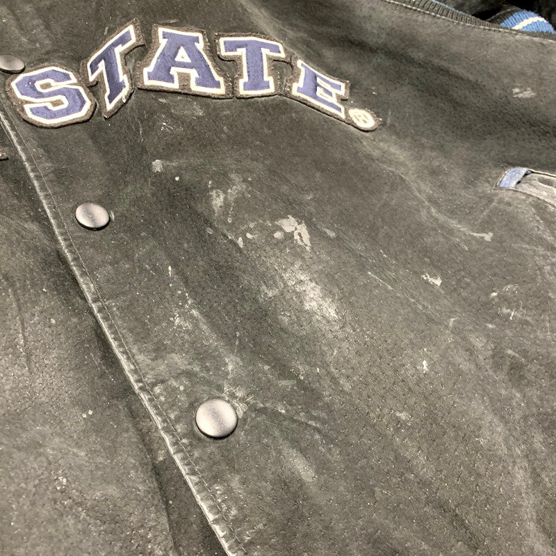 【現状渡し品】【メンズ】  GLOBAL IDENTITY グローバルアイデンティティ PENN STATE STADIUM JACKET ペンシルベニア大学 スタジアムジャケット アウター スタジャン 長袖 146-250304-ma-09-izu サイズ：XXL カラー：マルチ 万代Net店