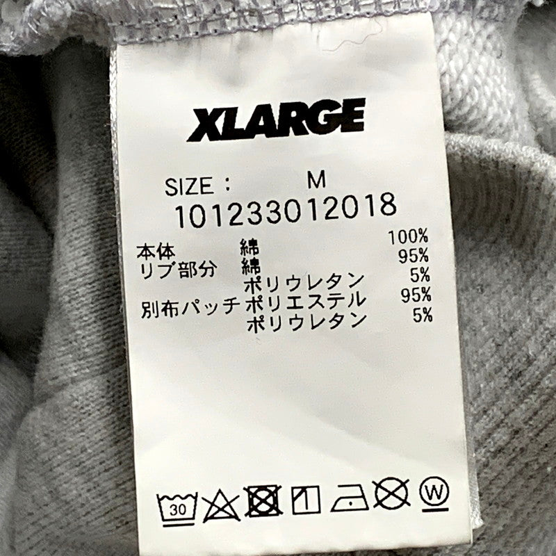 【中古品】【メンズ】 XLARGE エクストララージ 101233012018 COLLEGE LOGO HOODED SWEATSHIRT カレッジロゴフーデッドスウェットシャツ トップス 長袖 142-250302-ya-03-izu サイズ：M カラー：グレ－ 万代Net店