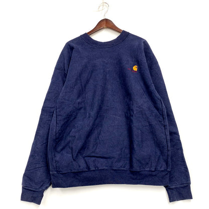 【中古品】【メンズ】 Carhartt カーハート K06 NVY REVERSE WEAVE TYPE SWEATSHIRT リバースウィーブタイプ スウェットシャツ トップス 長袖 146-250304-ma-13-izu サイズ：2XL カラー：ネイビー 万代Net店