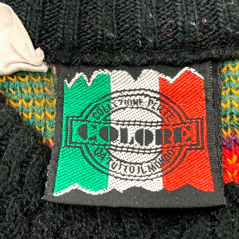 【中古品】【メンズ】 COLORE コロレ 80S-90S KNIT SWEATER ニットセ－タ－ トップス 長袖 146-250302-ya-02-izu サイズ：不明 カラー：マルチカラー 万代Net店
