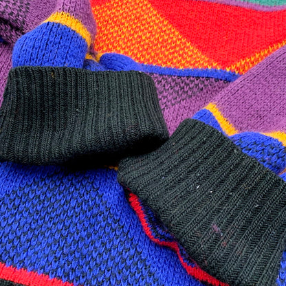 【中古品】【メンズ】 COLORE コロレ 80S-90S KNIT SWEATER ニットセ－タ－ トップス 長袖 146-250302-ya-02-izu サイズ：不明 カラー：マルチカラー 万代Net店