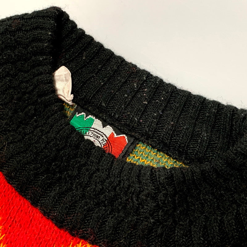 【中古品】【メンズ】 COLORE コロレ 80S-90S KNIT SWEATER ニットセ－タ－ トップス 長袖 146-250302-ya-02-izu サイズ：不明 カラー：マルチカラー 万代Net店