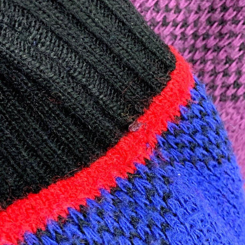 【中古品】【メンズ】 COLORE コロレ 80S-90S KNIT SWEATER ニットセ－タ－ トップス 長袖 146-250302-ya-02-izu サイズ：不明 カラー：マルチカラー 万代Net店