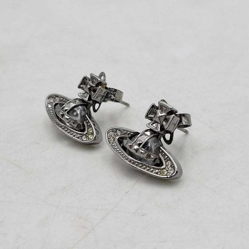 【中古品】【レディース】 Vivienne Westwood ヴィヴィアンウエストウッド ORB PIERCE オーブ ピアス 両耳用 アクセサリー 193-250303-as-21-izu カラー：シルバー 万代Net店