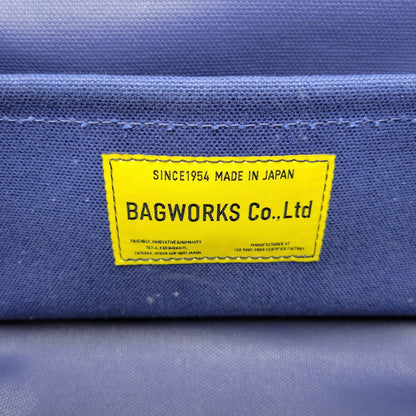 【中古品】【レディース】  BAGWORKS バッグワークス CANVAS SHOULDER BAG キャンバス ショルダーバッグ カバン 鞄 188-250303-as-27-izu カラー：ネイビー 万代Net店