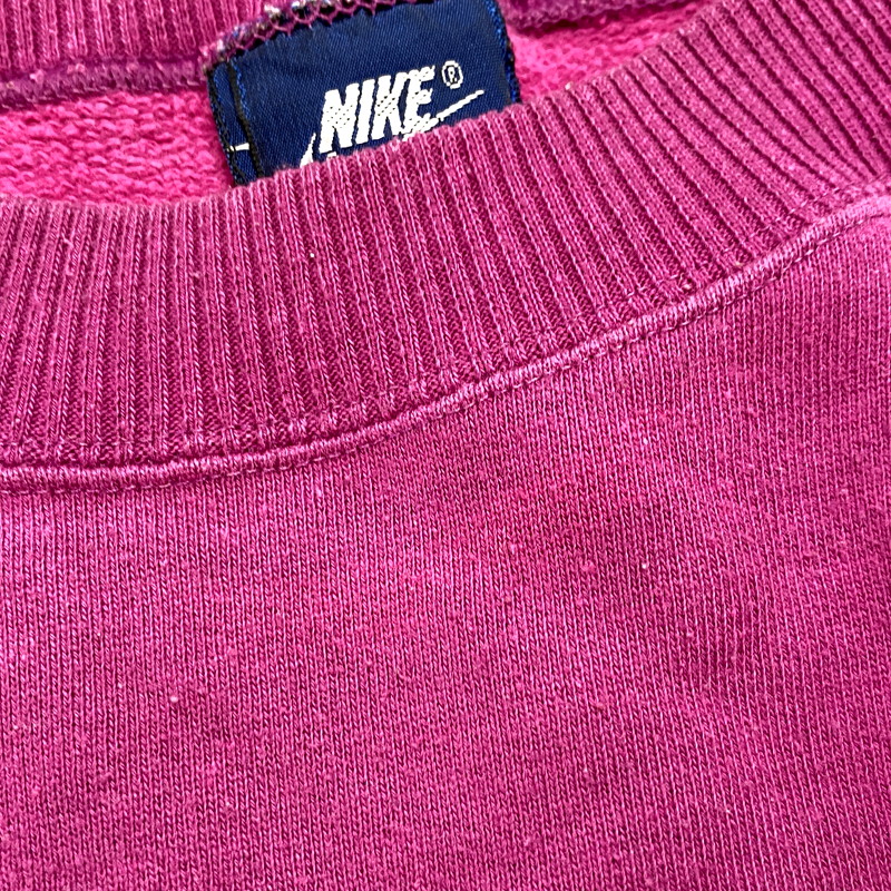 【中古品】【メンズ】 NIKE ナイキ 紺タグ ポルトガル製 80S SWEATSHIRT 80年代 スウェットシャツ トップス 長袖 146-250305-ma-02-izu サイズ：L カラー：紫系 万代Net店