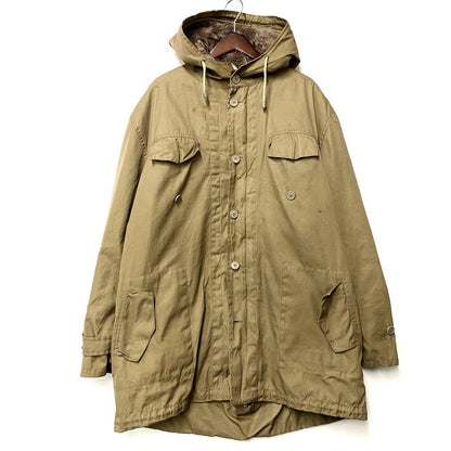 【中古品】【メンズ】  EURO VINTAGE ユーロヴィンテージ BOA LINER MODS COAT ボアライナーモッズコート アウター 長袖 146-250304-ma-03-izu サイズ：XL カラー：茶系 万代Net店