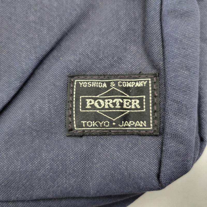 【中古品】【メンズ/レディース】 PORTER ポーター DRAFT SHOULDER BAG ドラフト ショルダーバッグ カバン 鞄 188-250303-as-25-izu カラー：ネイビー 万代Net店