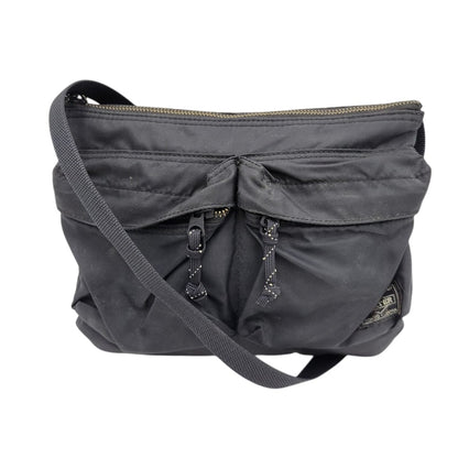 【中古品】【メンズ/レディース】 PORTER ポーター FORCE SHOULDER BAG フォース ショルダーバッグ カバン 鞄 188-250303-as-23-izu カラー：ブラック 万代Net店