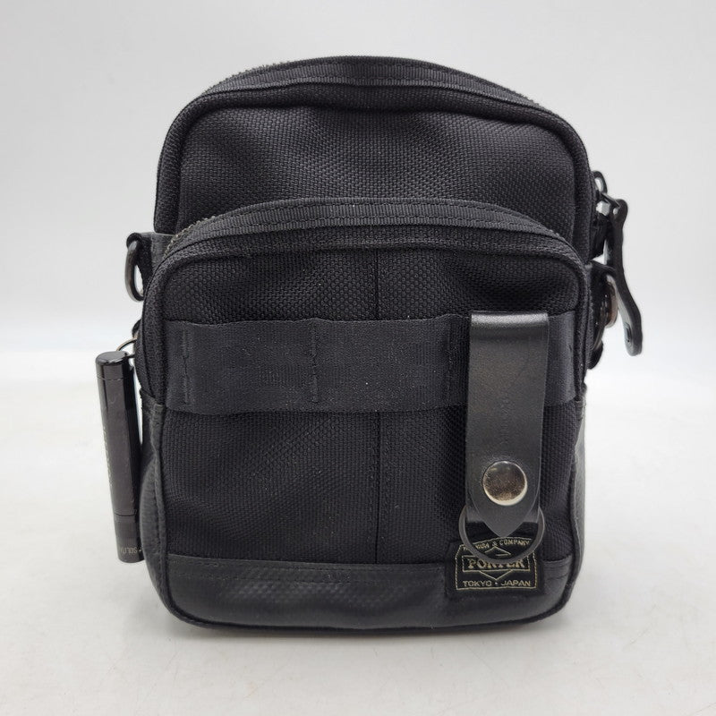 【中古品】【メンズ/レディース】 PORTER ポーター HEAT SHOULDER BAG ヒート ショルダーバッグ カバン 鞄 188-250301-as-18-izu カラー：ブラック 万代Net店