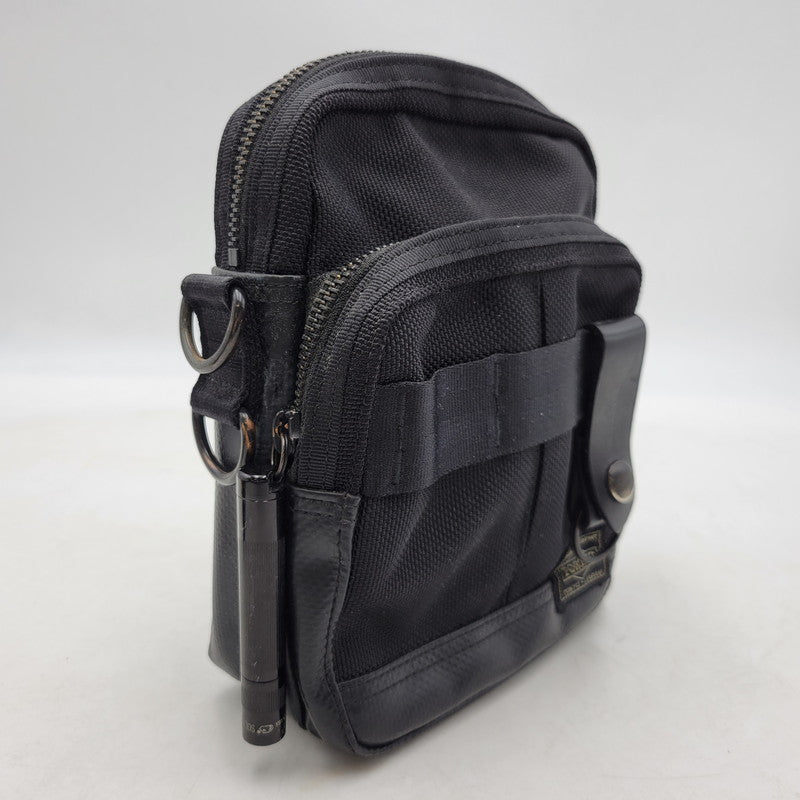 【中古品】【メンズ/レディース】 PORTER ポーター HEAT SHOULDER BAG ヒート ショルダーバッグ カバン 鞄 188-250301-as-18-izu カラー：ブラック 万代Net店