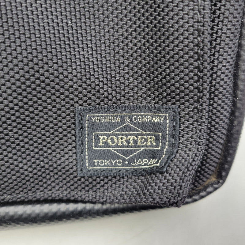 【中古品】【メンズ/レディース】 PORTER ポーター HEAT SHOULDER BAG ヒート ショルダーバッグ カバン 鞄 188-250301-as-17-izu カラー：ブラック 万代Net店