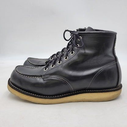 【中古品】【メンズ】 RED WING レッドウィング 6INCH MOC TOE BOOT IRISH SETTER 8130 6インチ モックトゥ ブーツ アイリッシュセッター USA製 2008年製 シューズ 靴 164-250301-as-16-izu サイズ：US8.5 カラー：ブラック 万代Net店