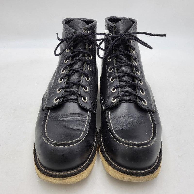 【中古品】【メンズ】 RED WING レッドウィング 6INCH MOC TOE BOOT IRISH SETTER 8130 6インチ モックトゥ ブーツ アイリッシュセッター USA製 2008年製 シューズ 靴 164-250301-as-16-izu サイズ：US8.5 カラー：ブラック 万代Net店