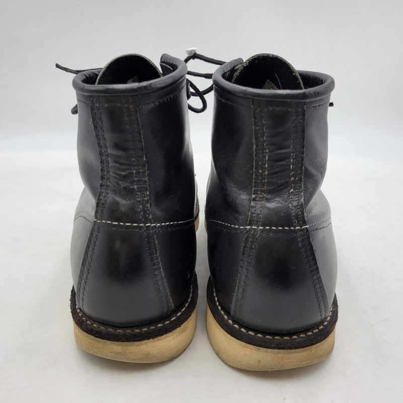 【中古品】【メンズ】 RED WING レッドウィング 6INCH MOC TOE BOOT IRISH SETTER 8130 6インチ モックトゥ ブーツ アイリッシュセッター USA製 2008年製 シューズ 靴 164-250301-as-16-izu サイズ：US8.5 カラー：ブラック 万代Net店