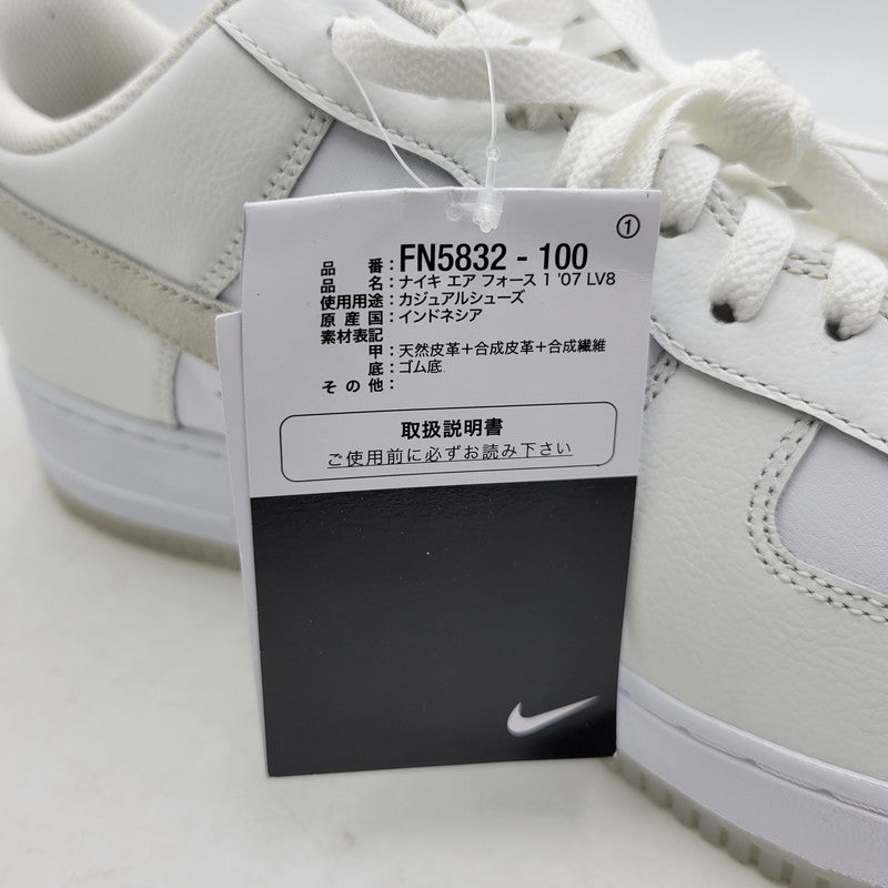 【中古美品】【メンズ】 NIKE ナイキ AIR FORCE 1 '07 LV8 FN5832-100 エア フォース 1 '07 LV8 スニーカー シューズ 靴 160-250301-as-12-izu サイズ：31cm カラー：WHITE/PHANTOM-SUMMIT WHITE 万代Net店