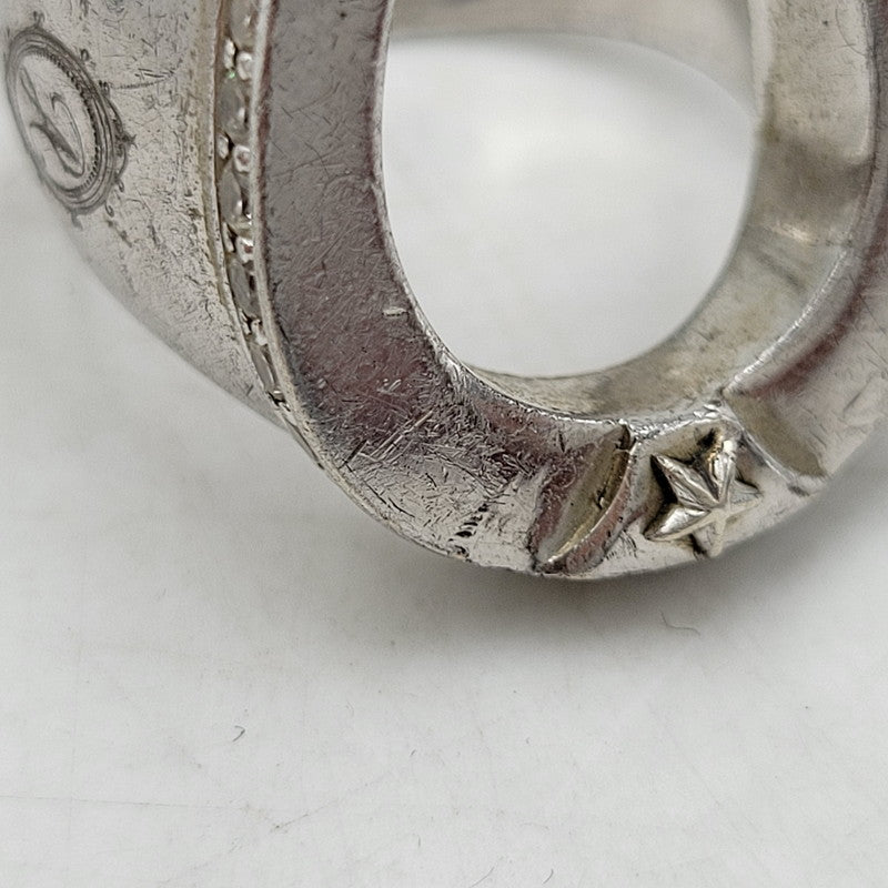 【中古品】【メンズ/レディース】 AVALANCHE アヴァランチ 925 HORSESHOE STONE RING ホースシュー ストーン リング 指輪 アクセサリー 192-250303-as-20-izu カラー：シルバー 万代Net店