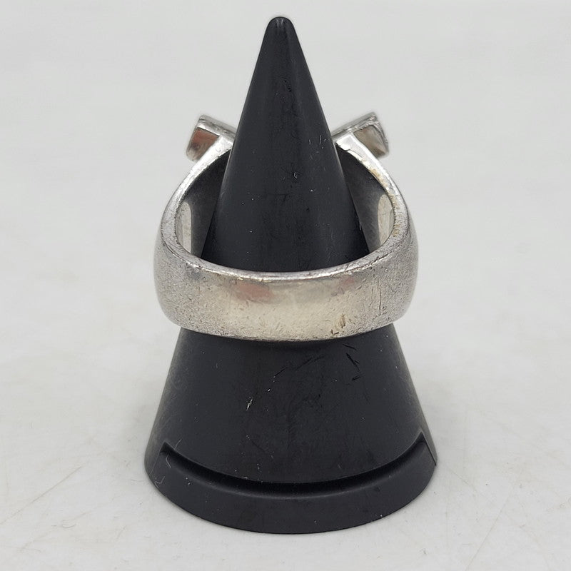 【中古品】【メンズ/レディース】 AVALANCHE アヴァランチ 925 HORSESHOE STONE RING ホースシュー ストーン リング 指輪 アクセサリー 192-250303-as-20-izu カラー：シルバー 万代Net店