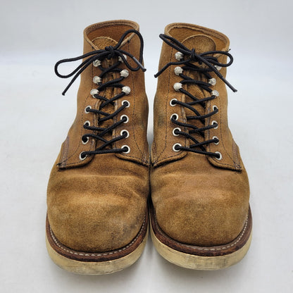 【現状渡し品】【メンズ】 RED WING レッドウィング 8181 HOWTHORNE PLAIN TOE CLASSIC ROUND TOE BOOTS クラシック ラウンドトゥ ブーツ USA製 2009年製 シューズ 靴 164-250302-ay-09-izu サイズ：US9.5 カラー：ブラウン 万代Net店