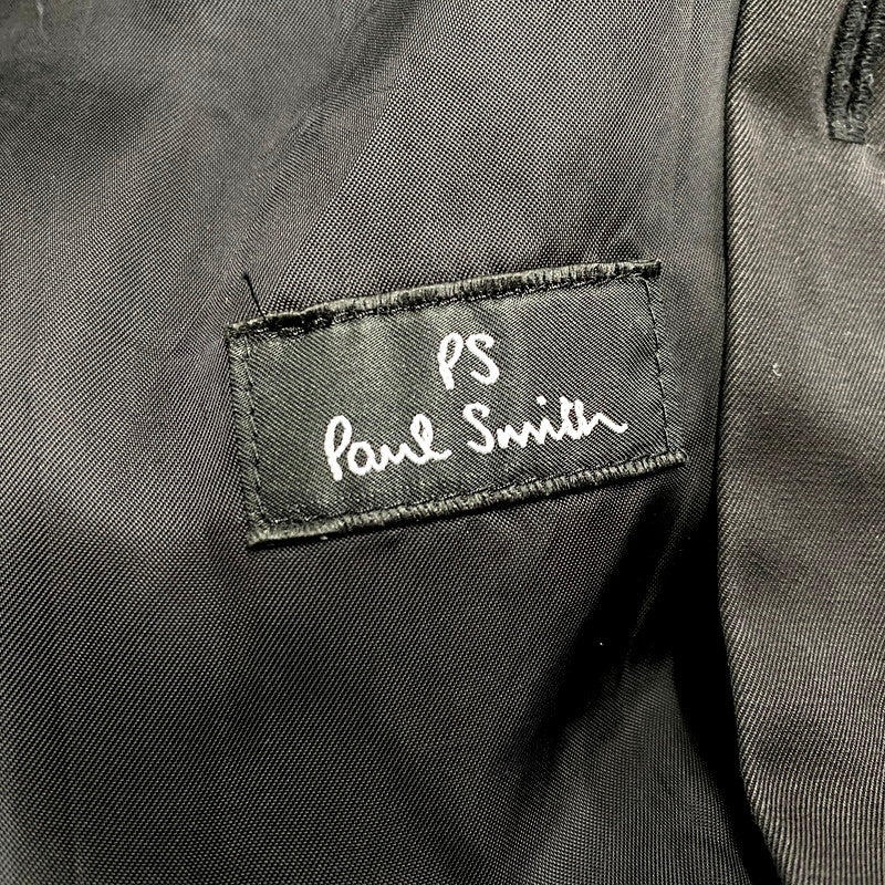 【中古品】【メンズ】 PAUL SMITH ポールスミス 273300 WOOL LINER TRENCH COAT ウールライナートレンチコート アウター 長袖 141-250304-ma-05-izu サイズ：L カラー：黒 万代Net店
