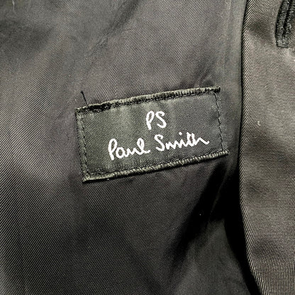 【中古品】【メンズ】 PAUL SMITH ポールスミス 273300 WOOL LINER TRENCH COAT ウールライナートレンチコート アウター 長袖 141-250304-ma-05-izu サイズ：L カラー：黒 万代Net店