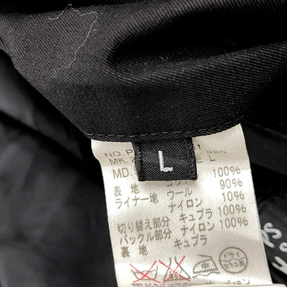 【中古品】【メンズ】 PAUL SMITH ポールスミス 273300 WOOL LINER TRENCH COAT ウールライナートレンチコート アウター 長袖 141-250304-ma-05-izu サイズ：L カラー：黒 万代Net店