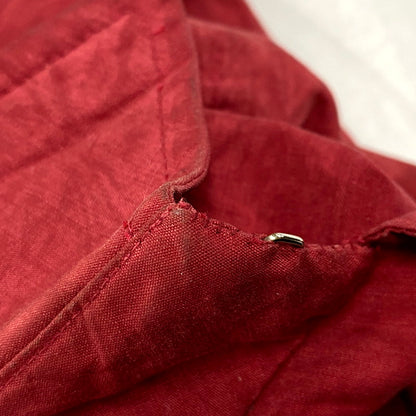 【現状渡し品】【メンズ】 Burberrys バーバリーズ 英国製 OILED COAT オイルドコート アウター 長袖 141-250304-ma-06-izu サイズ：不明 カラー：赤系 万代Net店