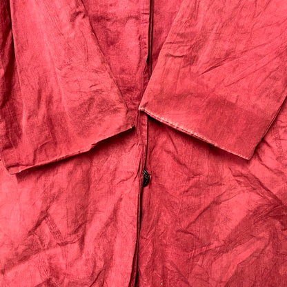 【現状渡し品】【メンズ】 Burberrys バーバリーズ 英国製 OILED COAT オイルドコート アウター 長袖 141-250304-ma-06-izu サイズ：不明 カラー：赤系 万代Net店