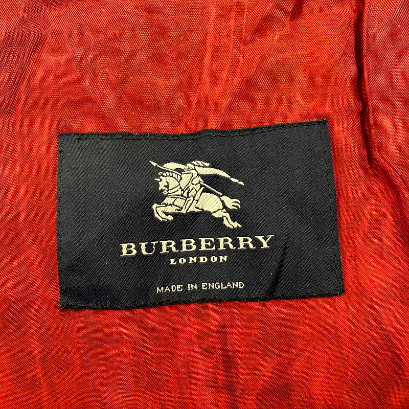 【現状渡し品】【メンズ】 Burberrys バーバリーズ 英国製 OILED COAT オイルドコート アウター 長袖 141-250304-ma-06-izu サイズ：不明 カラー：赤系 万代Net店