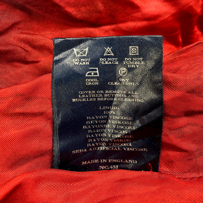 【現状渡し品】【メンズ】 Burberrys バーバリーズ 英国製 OILED COAT オイルドコート アウター 長袖 141-250304-ma-06-izu サイズ：不明 カラー：赤系 万代Net店