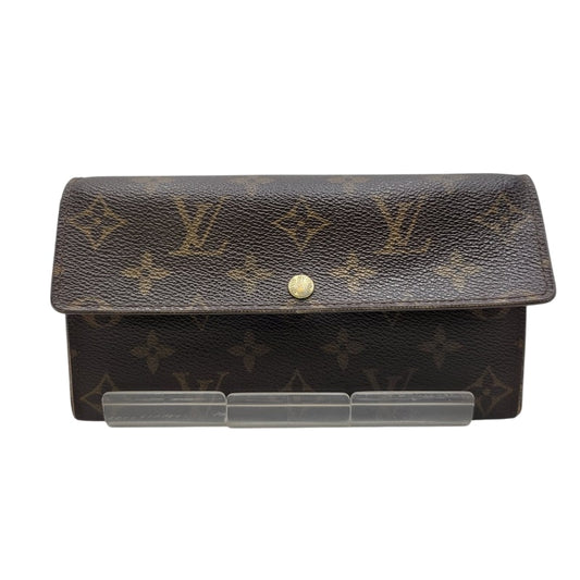 【現状渡し品】【メンズ/レディース】 LOUIS VUITTON ルイ・ヴィトン M61734 モノグラム ポルトフオイユ サラ 長財布 ウォレット 179-250304-as-29-izu カラー：ブラウン 万代Net店