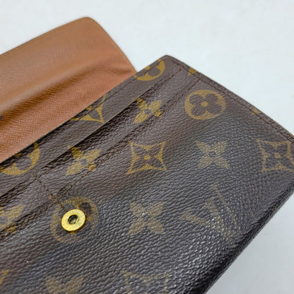 【現状渡し品】【メンズ/レディース】 LOUIS VUITTON ルイ・ヴィトン M61734 モノグラム ポルトフオイユ サラ 長財布 ウォレット 179-250304-as-29-izu カラー：ブラウン 万代Net店