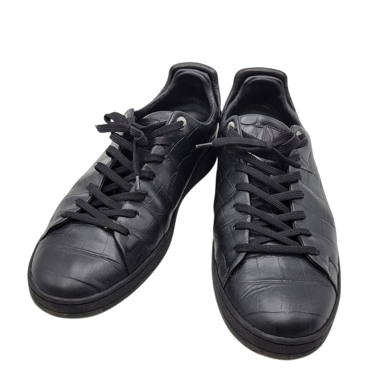 【中古品】【メンズ】 LOUIS VUITTON ルイ・ヴィトン LOW CUT SNEAKER MS0135 ローカットスニーカー シューズ 靴 179-250302-ay-11-izu サイズ：8 カラー：ブラック 万代Net店