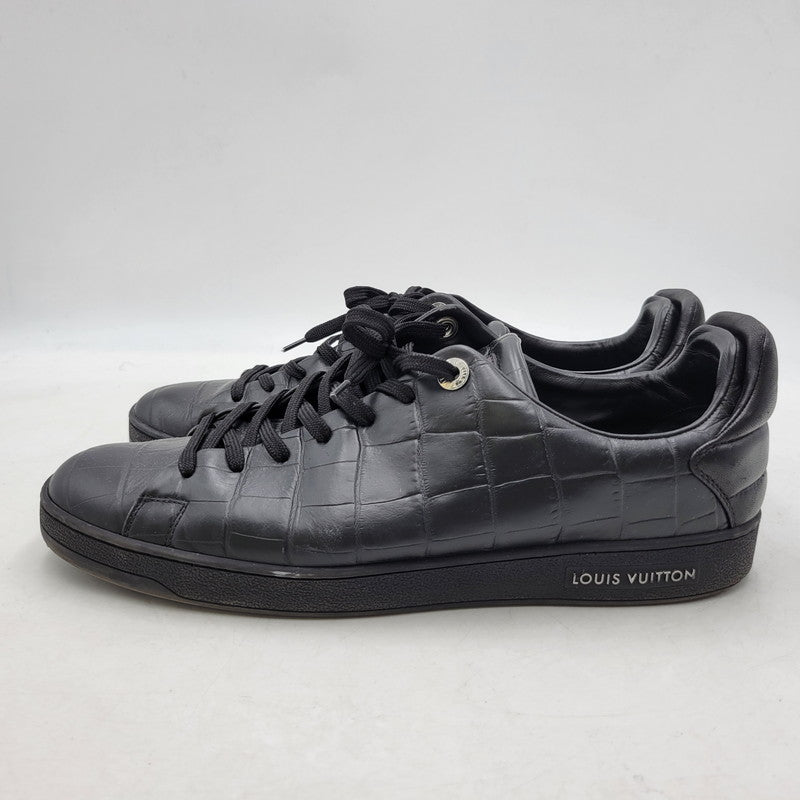 【中古品】【メンズ】 LOUIS VUITTON ルイ・ヴィトン LOW CUT SNEAKER MS0135 ローカットスニーカー シューズ 靴 179-250302-ay-11-izu サイズ：8 カラー：ブラック 万代Net店