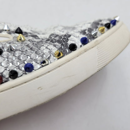 【中古品】【メンズ/レディース】 Christian Louboutin クリスチャンルブタン SLIP-ON スパイクスタッズ スリッポン スニーカー シューズ 靴 183-250302-ay-07-izu カラー：ホワイト系 万代Net店