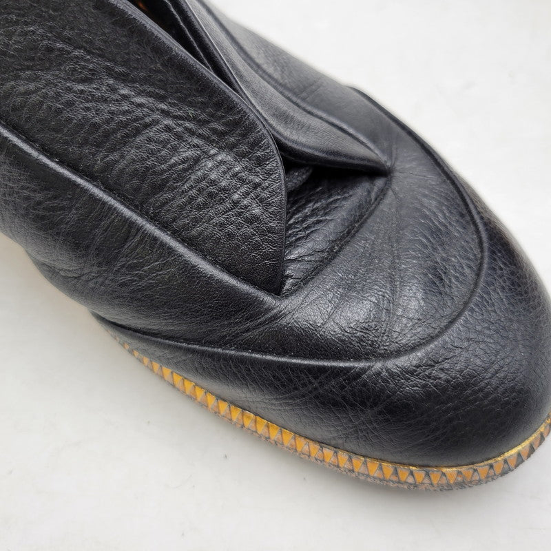 【中古品】【メンズ】  MAISON MARGIELA FUTURE HIGH TOP メゾンマルジェラ ハイカットスニーカー レザー シューズ 靴 162-250302-ay-10-izu サイズ：44 カラー：ブラック 万代Net店