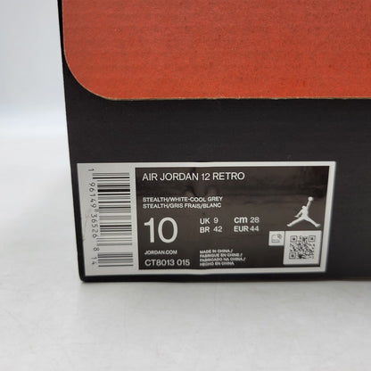 【中古品】【メンズ】 NIKE ナイキ AIR JORDAN 12 RETRO CT8013-015 エア ジョーダン 12 レトロ スニーカー シューズ 靴 160-250304-as-19-izu サイズ：28cm カラー：STEALTH/WHITE-COOL GREY 万代Net店