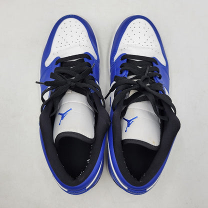 【中古品】【メンズ】 NIKE ナイキ AIR JORDAN 1 LOW 553558-124 エアジョーダン 1 ロー スニーカー シューズ 靴 160-250302-ay-02-izu サイズ：28cm カラー：WHITE/HYPER ROYAL-BLACK 万代Net店