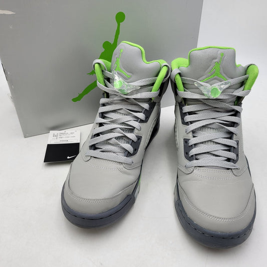 【中古品】【メンズ】 NIKE ナイキ AIR JORDAN 5 RETRO DM9014-003 エアジョーダン 5 レトロ スニーカー シューズ 靴 160-250302-ay-06-izu サイズ：28cm カラー：SILVER/GREEN BEAN-FLINT GREY 万代Net店