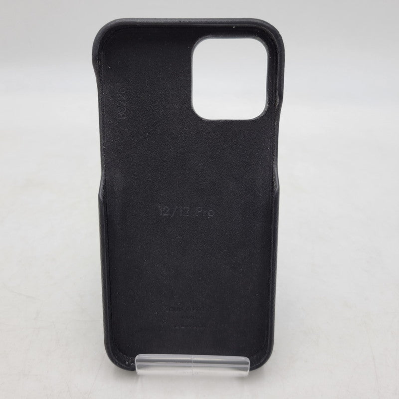 【中古品】【メンズ/レディース】 LOUIS VUITTON ルイ・ヴィトン iPhone 12/12 Pro CASE BC2281 M80330 モノグラム エクリプス スマホケース 小物 179-250304-as-30-izu カラー：ブラック 万代Net店