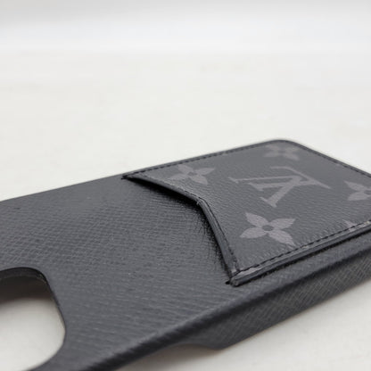 【中古品】【メンズ/レディース】 LOUIS VUITTON ルイ・ヴィトン iPhone 12/12 Pro CASE BC2281 M80330 モノグラム エクリプス スマホケース 小物 179-250304-as-30-izu カラー：ブラック 万代Net店