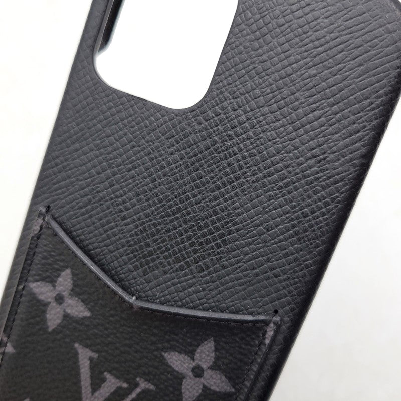 【中古品】【メンズ/レディース】 LOUIS VUITTON ルイ・ヴィトン iPhone 12/12 Pro CASE BC2281 M80330 モノグラム エクリプス スマホケース 小物 179-250304-as-30-izu カラー：ブラック 万代Net店